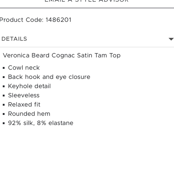 Veronica Beard Tam Brownish Blouse - Picture 6 of 7